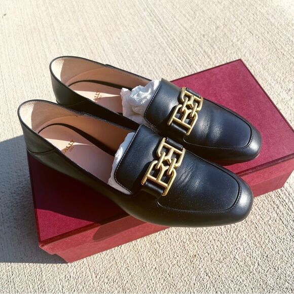 Bally Shoes - Bally BB logo loafers in Black, New, Size EU 38
